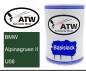 Preview: BMW, Alpinagruen II, U08: 500ml Lackdose, von ATW Autoteile West.